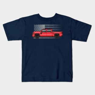 Red USA 2 Kids T-Shirt